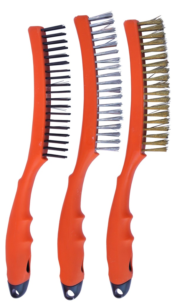 Wire Brush Set Large 355mm 3 Piece