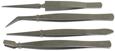 TWEEZERS 4PC SET
