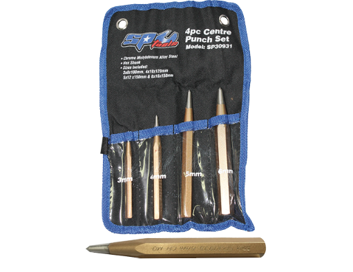 CENTRE PUNCH SET 4PC