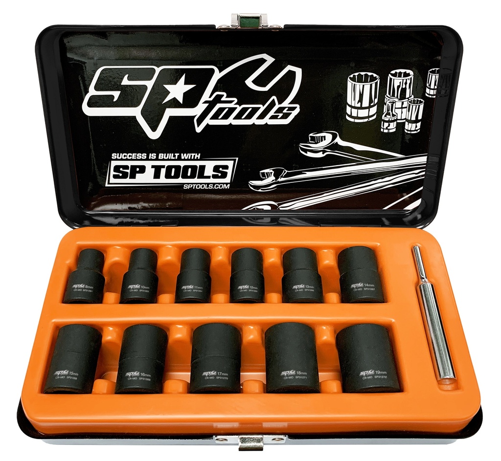 IMPACT EXTRACTION SOCKET SET 12PCS