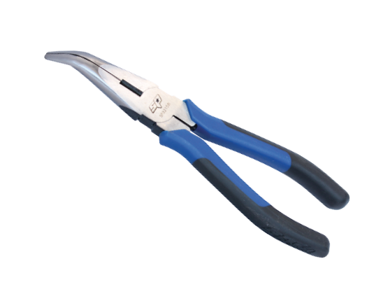 PLIERS HIGH LEVERAGE BENT LONG NOSE 200MM