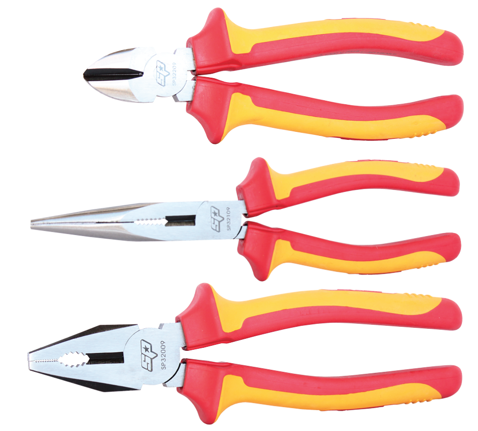PLIER/CUTTER SET 3 PCE VDE