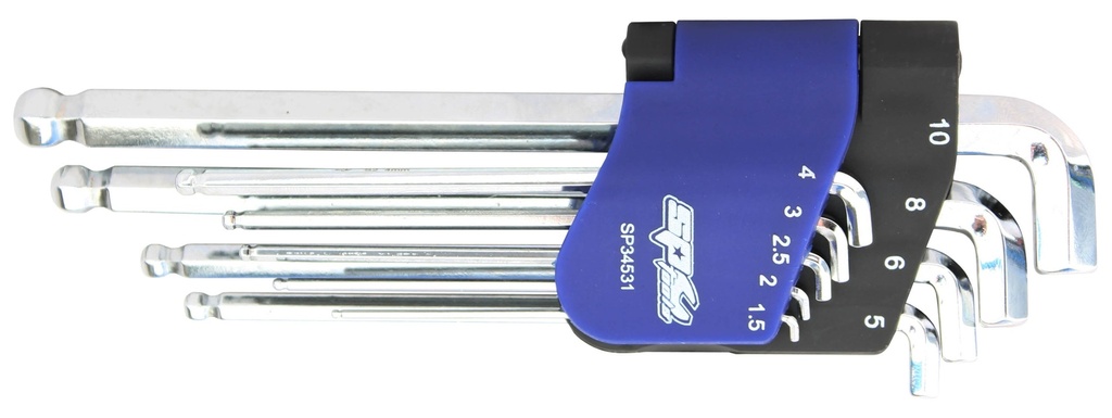 STUBBY KEY SET 9PC METRIC BALL DRIVE HEX