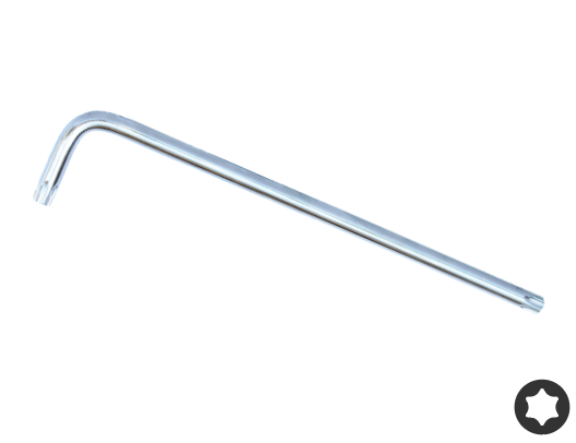 TORX KEY CHROME T-9