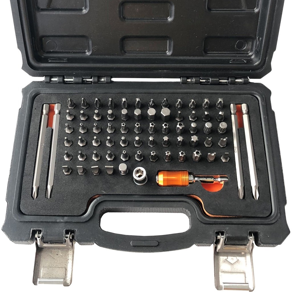 POWER BIT SET 1/4" 71 PIECES