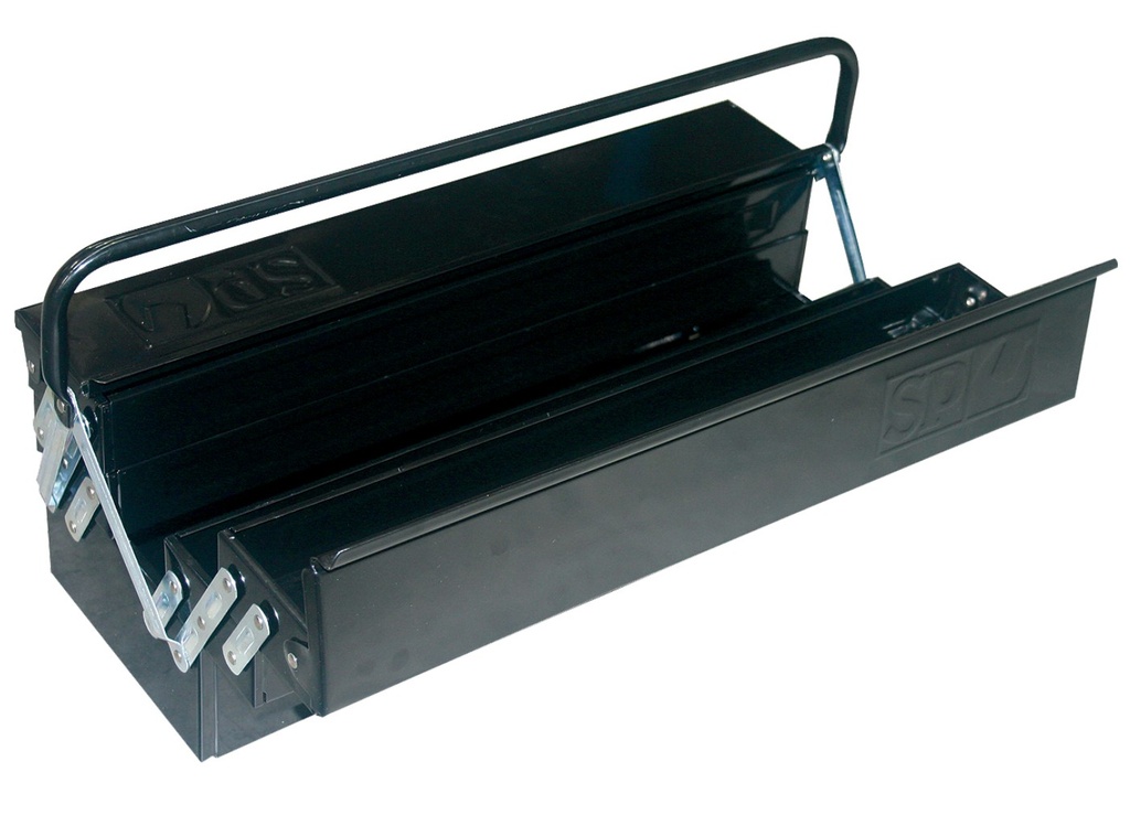 TOOL BOX BLACK CUSTOM CANTILEVER 550MM 5 TRAY