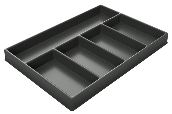 STORAGE TRAY 5 COMPARTMENTS FOR 1/2 DRAWER