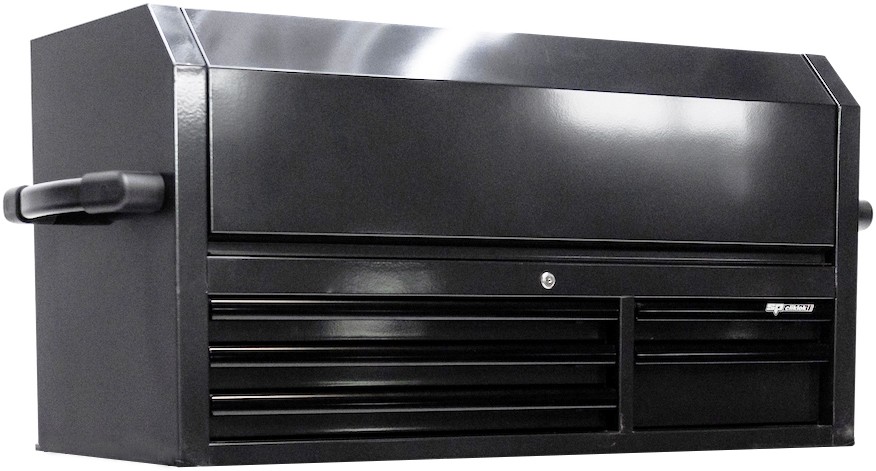 TOOL BOX BLACK/BLACK 5 DRAWER POWER HUTCH CUSTOM SUMO