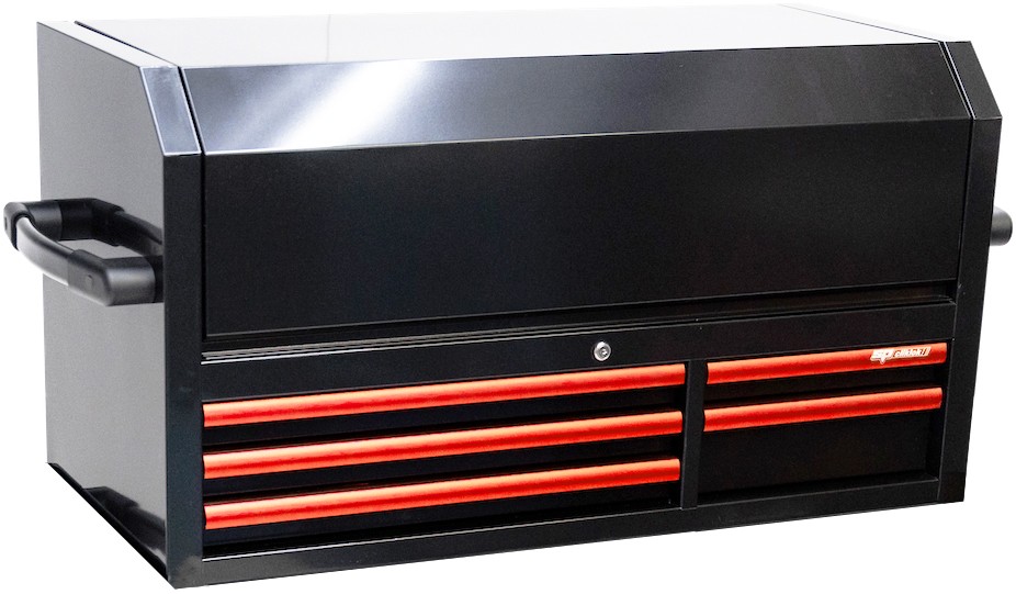 TOOL BOX BLACK/RED 5 DRAWER POWER HUTCH CUSTOM SUMO