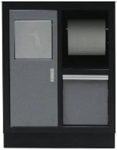 TRASH BIN AND PAPER HOLDER CABINET