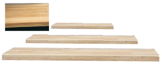 RUBBER(SOLID) WOOD TOP FOR 1 CABINET