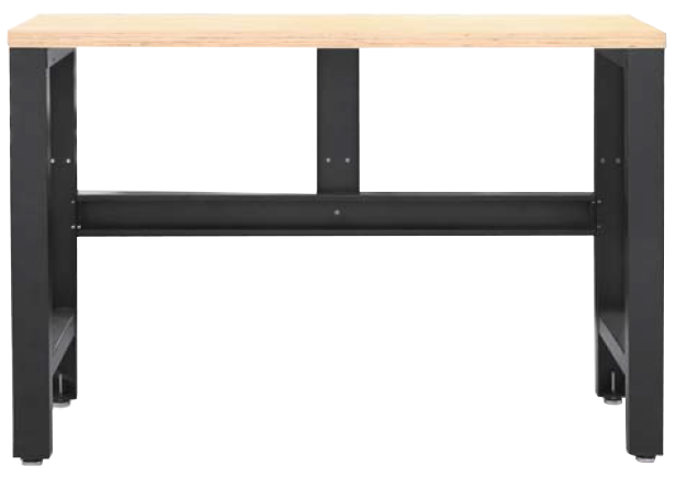 WORKBENCH FOR WORKSHOP SERIES WITH WOODEN WORKTOP