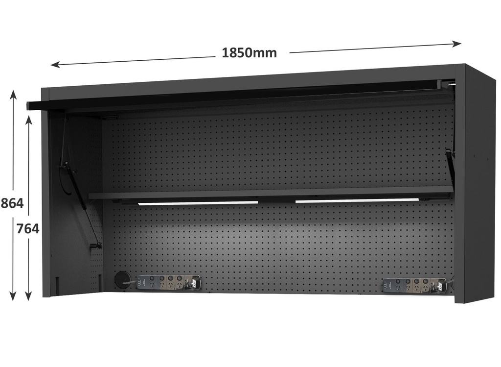 SUMO POWERHUTCH BLACK USA SUMO SERIES 185CM WIDE