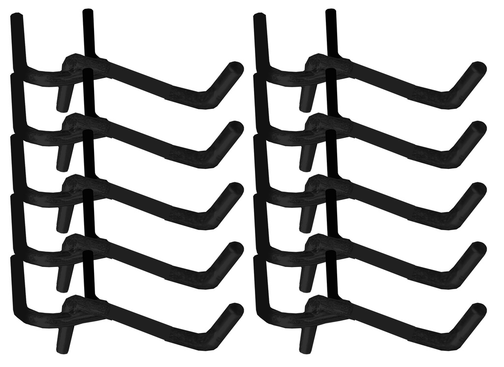 10 X HOOK (60MM) FOR BACKWALL OF USA WORKSHOP