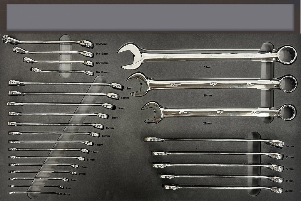 EVA FOAM INSERT RING SPANNER SET USA SERIES 26 PIECES