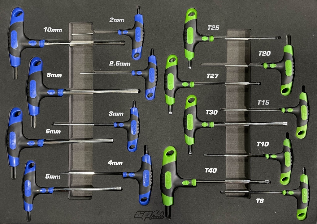 EVA TOOLKIT 14PC HEX KEY T HANDLE TWO-WAY