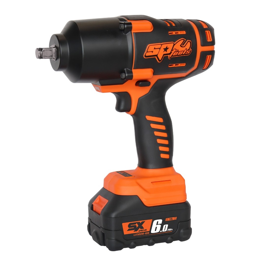18V 1/2" IMPACT WRENCH INCL CHARGER AND 2X 6Ah BATTERIES 