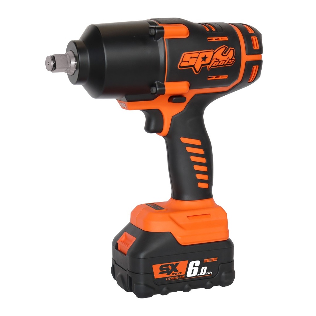 18V 3/4" IMPACT WRENCH INCL CHARGER AND 2X 6Ah BATTERIES 