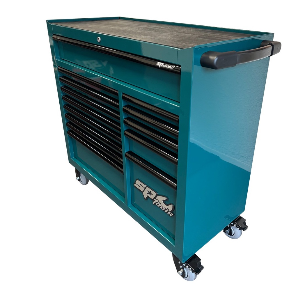 CUSTOM SERIES - 411PC TOOLKIT 14 DRAWERS - TEAL