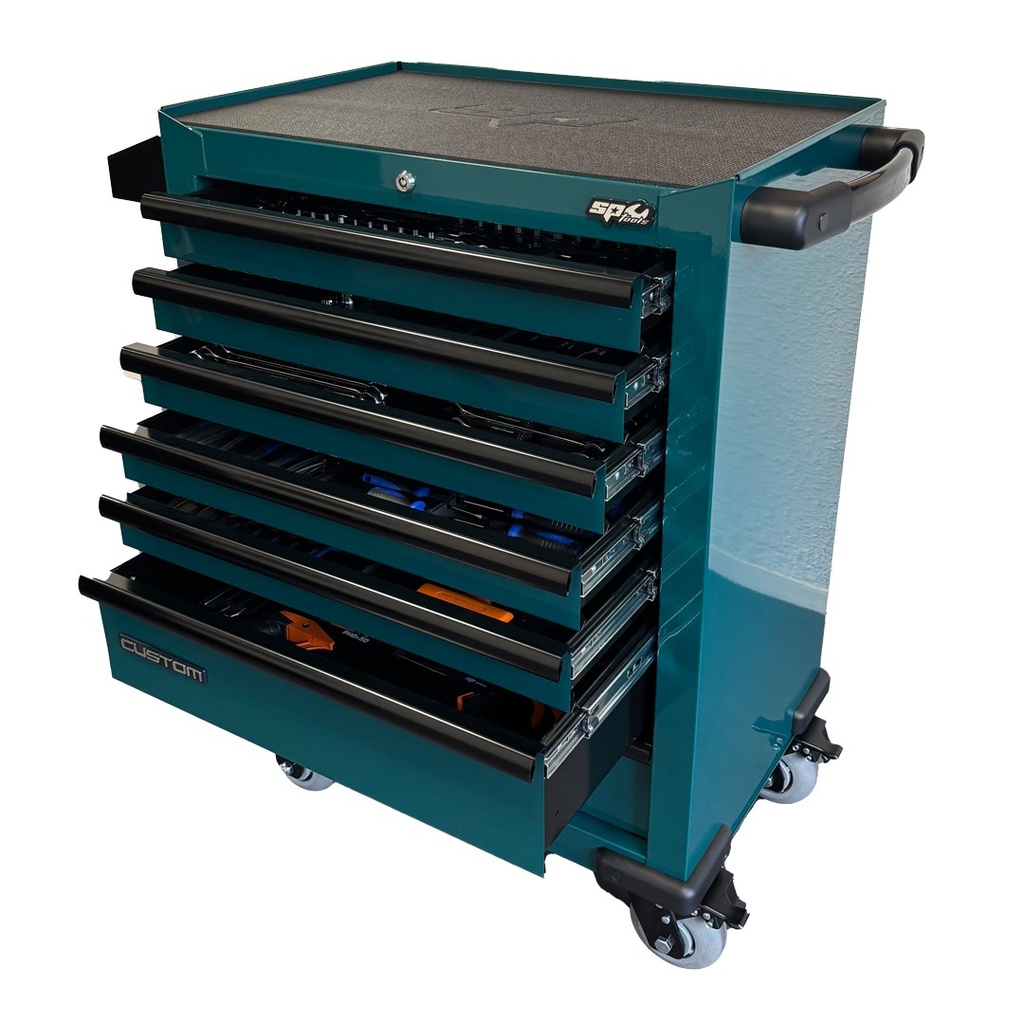 CUSTOM SERIES - 364PC TOOLKIT 7 DRAWERS - TEAL