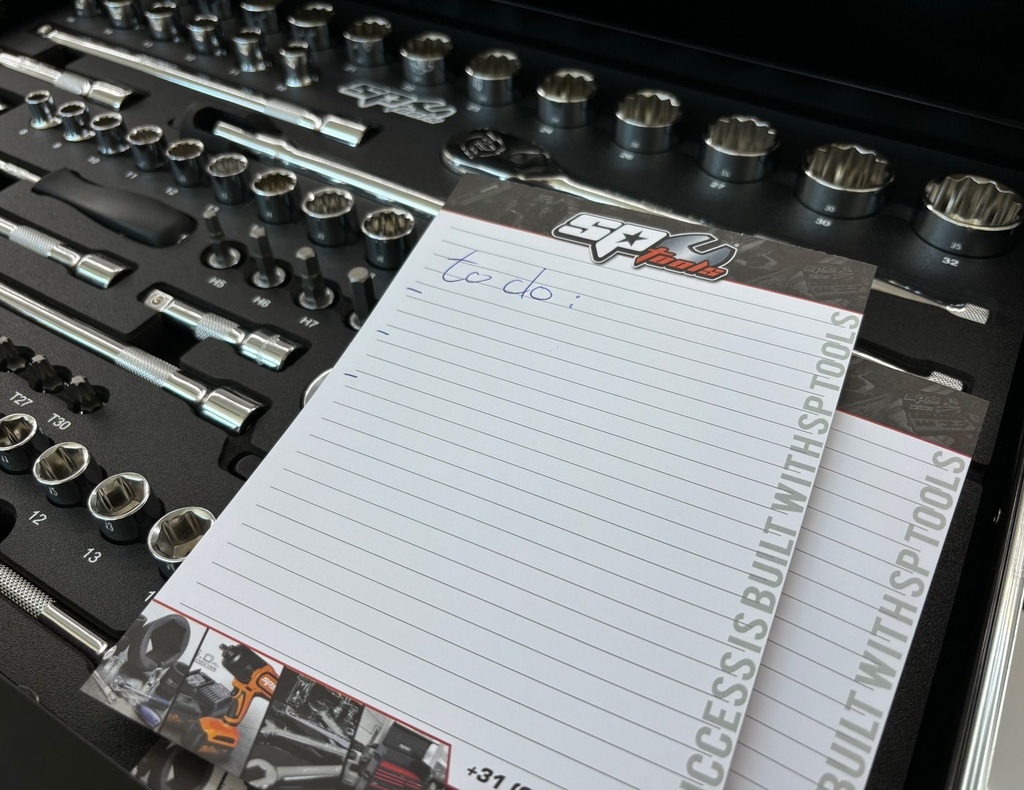 SP TOOLS MERCHANDISE - NOTE BLOCK