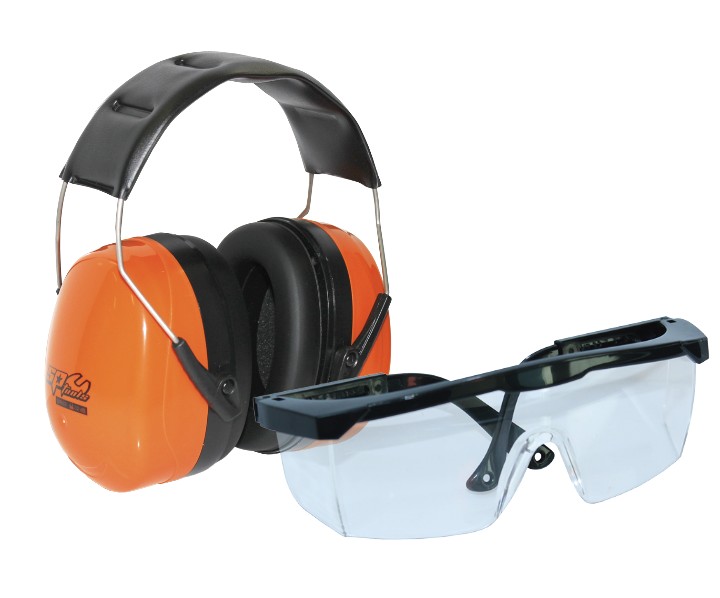 SAFETY KIT GLASSES & EAR MUFF