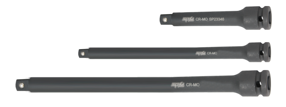 3/8"IMPACT EXTENTION BAR SET 3PC
