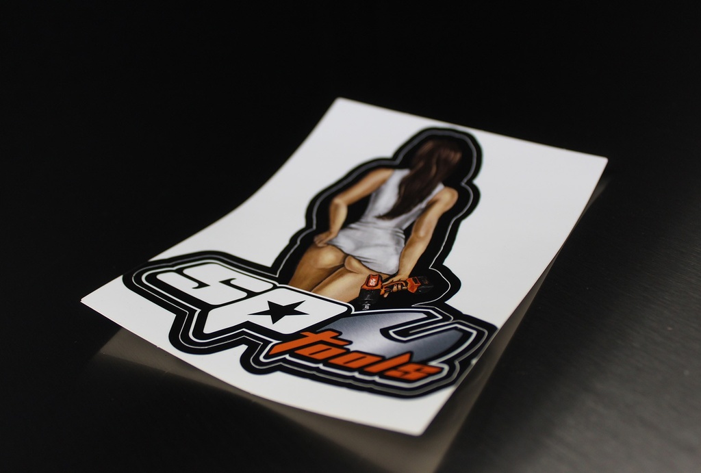 SP TOOLS MERCHANDISE - GIRL STICKER