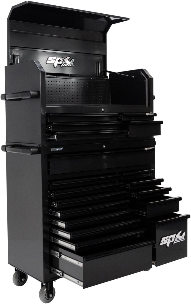 CUSTOM SERIES - 411 PC TOOLKIT+TOPBOX - BLACK