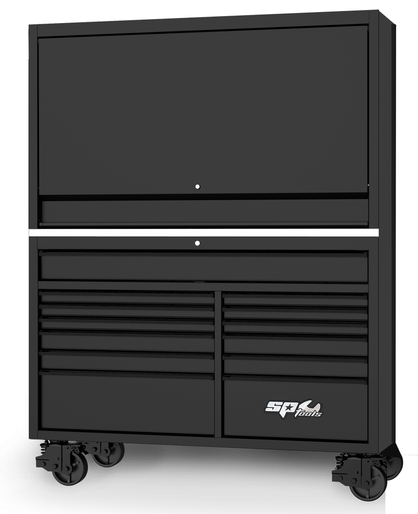ROLLER CABINET BLACK USA SUMO SERIES 13 DRAWER 150CM WIDE + TOPBOX XL