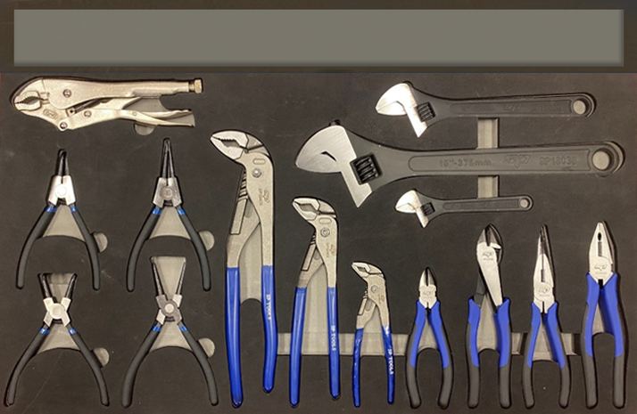 EVA FOAM INLAY SCREWDRIVERS USA SERIES 83PCS