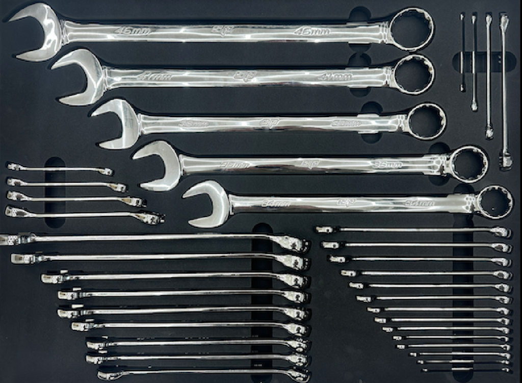 EVA FOAM INLAY SPANNER SET  XLUSA SERIES 37PCS