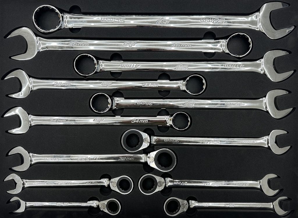EVA FOAM INLAY SPANNER SET XXL USA SERIES 12PCS