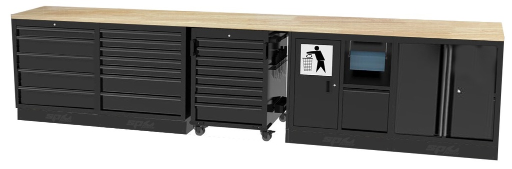 USA WORKSHOP SERIES 8 PC LOW TIMBER TOP