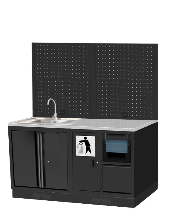 USA WORKSHOP SERIES 8 PC STAINLESS TOP