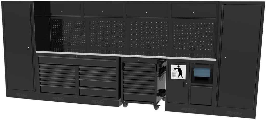 USA WORKSHOP SERIES 22 PC STAINLESS STEEL TOP