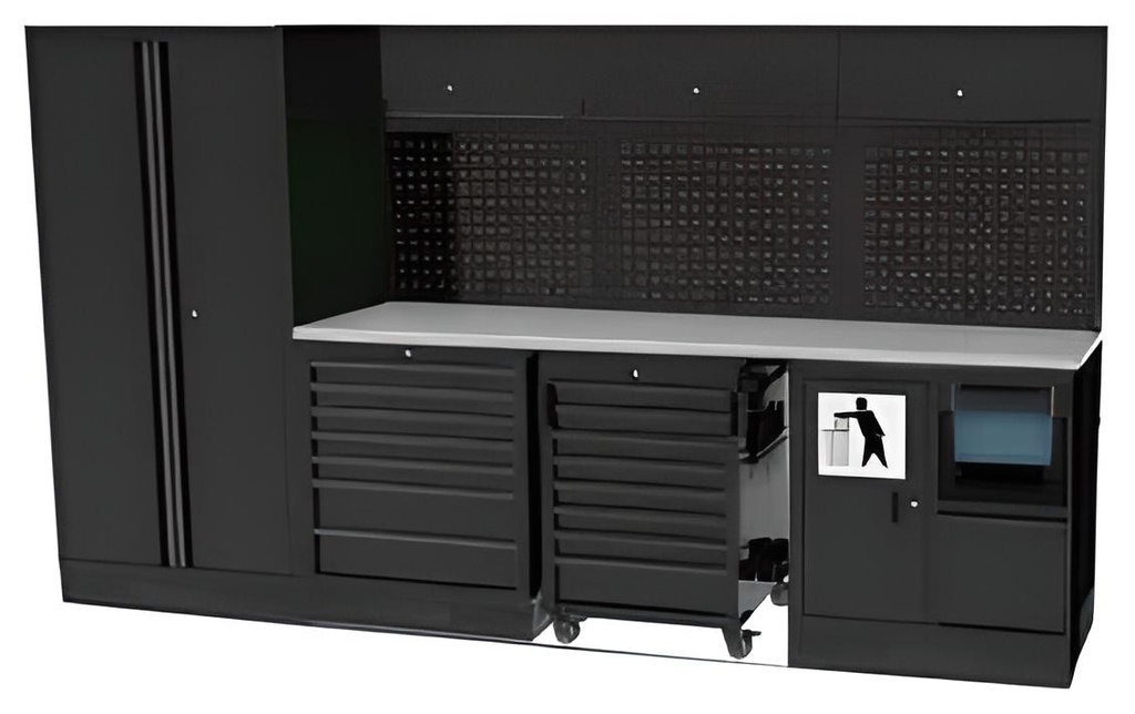 USA WORKSHOP SERIES SS WITH TALL CABINET DOUBLE DOOR