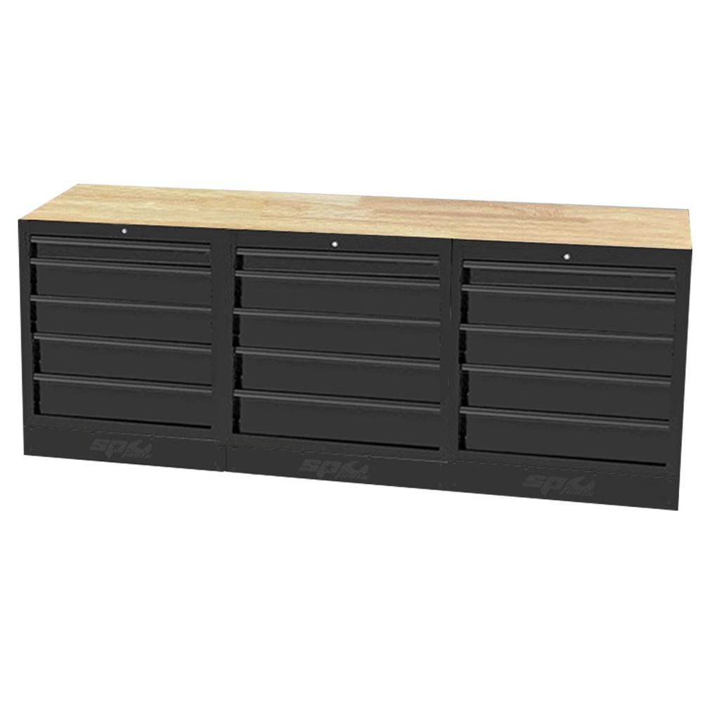 USA WORKSHOP SERIES 4 PC LOW WOODEN TOP