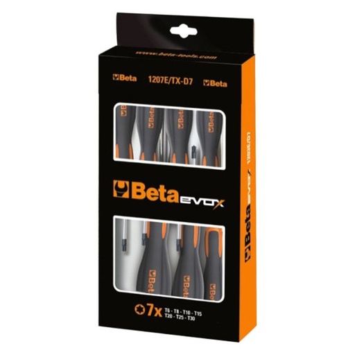 [012071213] 1207E/TX-S13-SET OF 13 SCREWDRIVERS