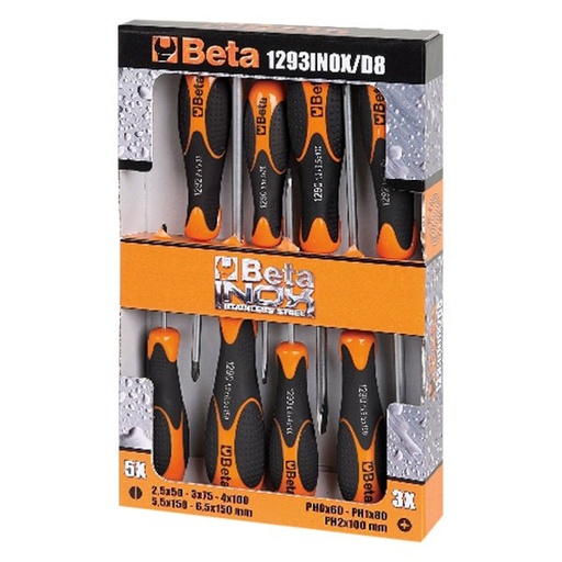[012930408] 1293INOX/D8-SCREWDRIVER SET 1292 IN BOX