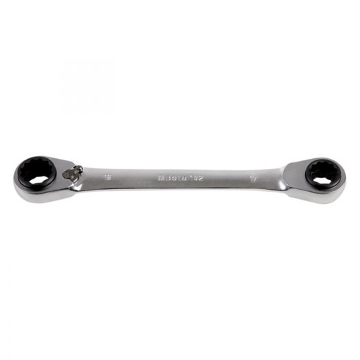 [001920008] 192 8-13-RATCHETING FLAT BI-HEX RING WR.