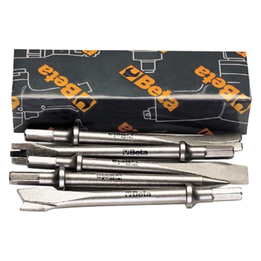 [019400030] 1940/S5-SET 5 CHISELS FOR AIR HAMMERS