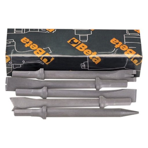 [019400050] 1940E10/S5-SET 5 CHISELS F. AIR HAMMERS