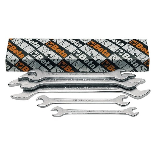 [000550290] 55AS/5-SET OF 5 DOUBLE OPEN END WRENCHES