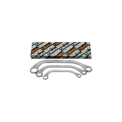 [000830181] 83AS/3-3 HALF-MOON RING WRENCHES IN BOX