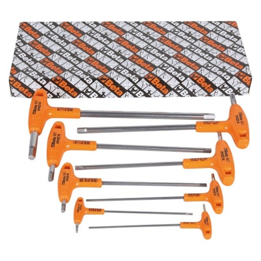 [000961954] 96TINOX/S8-SET 8 OFFSET HEXAGON KEY WR.