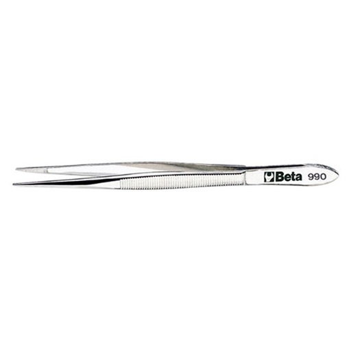 [009900001] 990 130-STRAIGHT THIN SPRING TWEEZERS