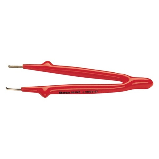 [009940040] 994MQ-STRAIGHT KNURLED SPRING TWEEZERS