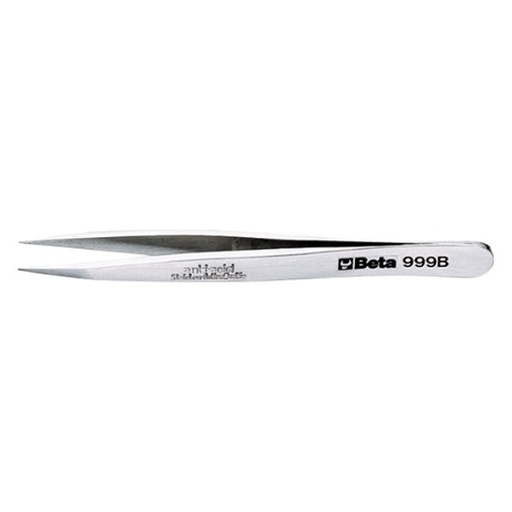 [009990017] 999B-STRONG STRAIGHT SPRING TWEEZERS