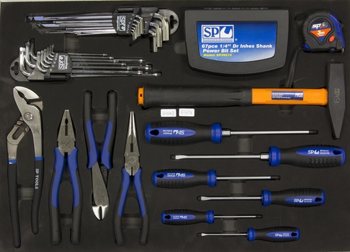 [SP00389] TOOLKIT 190PC 3 INLAYS